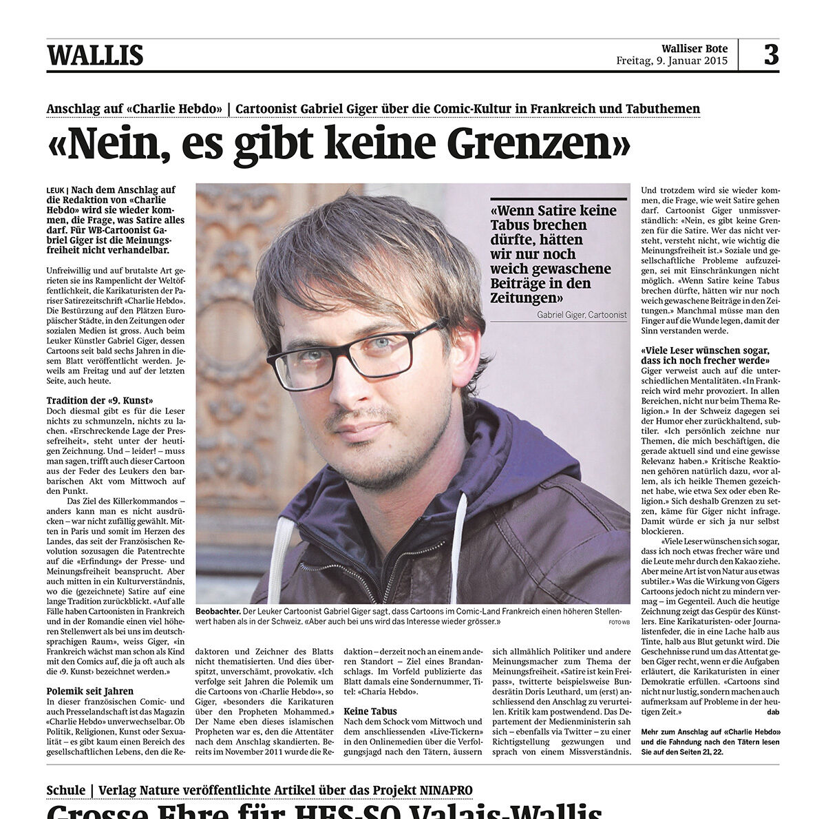 Gigergraphics Presse Hebdo Gigergraphics - Grafik / Cartoons / Werbekampagnen / Webdesign / Karikaturen / Illustrationen / Logos / Corporate Design