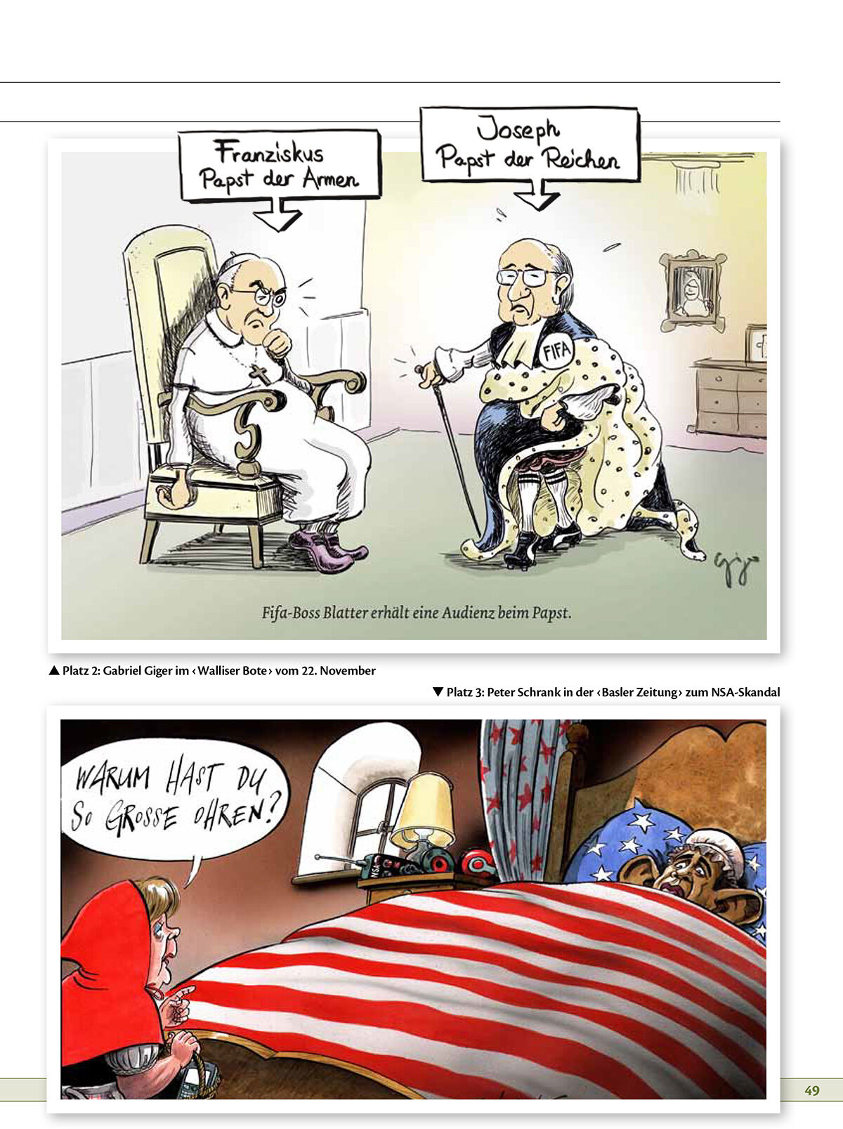 Gigergraphics Presse Nebelspalter2 2 Gigergraphics - Grafik / Cartoons / Werbekampagnen / Webdesign / Karikaturen / Illustrationen / Logos / Corporate Design