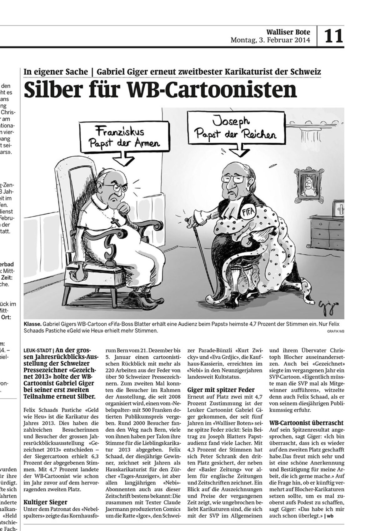 Gigergraphics Presse Wbpapst Gigergraphics - Grafik / Cartoons / Werbekampagnen / Webdesign / Karikaturen / Illustrationen / Logos / Corporate Design