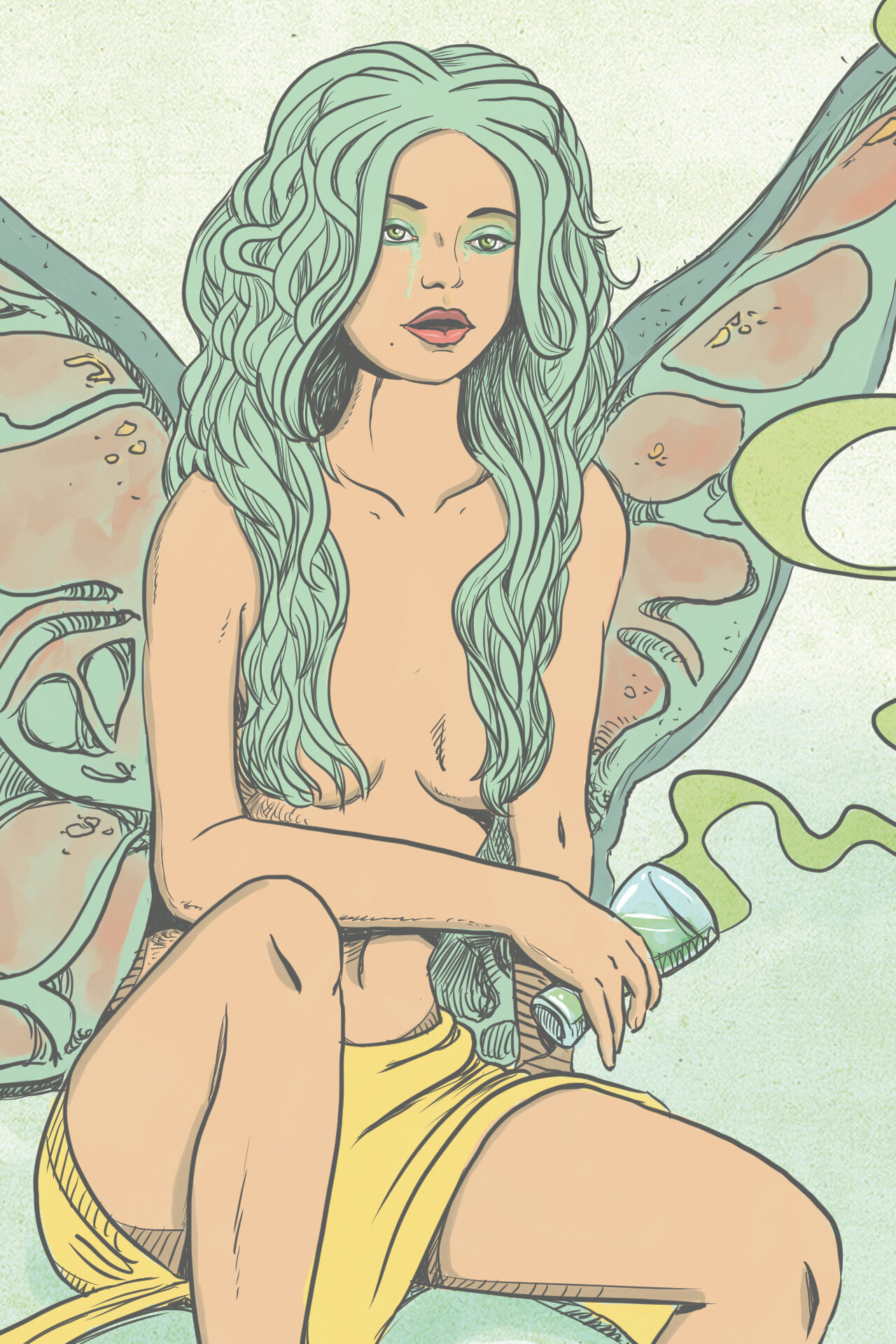 Gigergraphics Illustration Absinthe1 Gigergraphics - Grafik / Cartoons / Werbekampagnen / Webdesign / Karikaturen / Illustrationen / Logos / Corporate Design