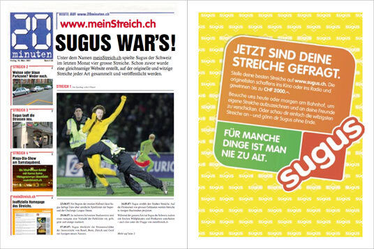 Gigergraphics Awards Sugus Gigergraphics - Grafik / Cartoons / Werbekampagnen / Webdesign / Karikaturen / Illustrationen / Logos / Corporate Design