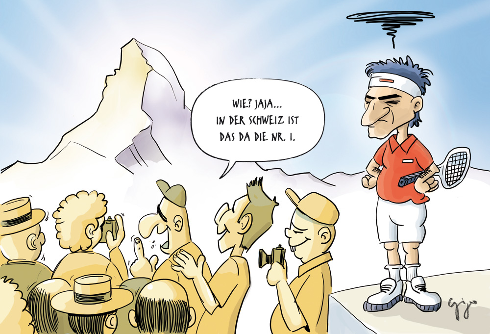 Gigergraphics Cartoon 16 Gigergraphics - Grafik / Cartoons / Werbekampagnen / Webdesign / Karikaturen / Illustrationen / Logos / Corporate Design