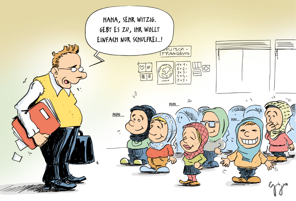 Gigergraphics Cartoon 183 Gigergraphics - Grafik / Cartoons / Werbekampagnen / Webdesign / Karikaturen / Illustrationen / Logos / Corporate Design