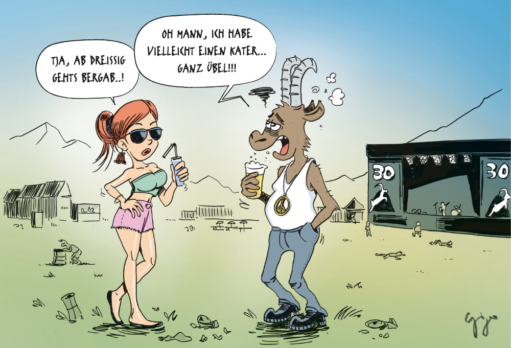 Gigergraphics Cartoon 208 Gigergraphics - Grafik / Cartoons / Werbekampagnen / Webdesign / Karikaturen / Illustrationen / Logos / Corporate Design