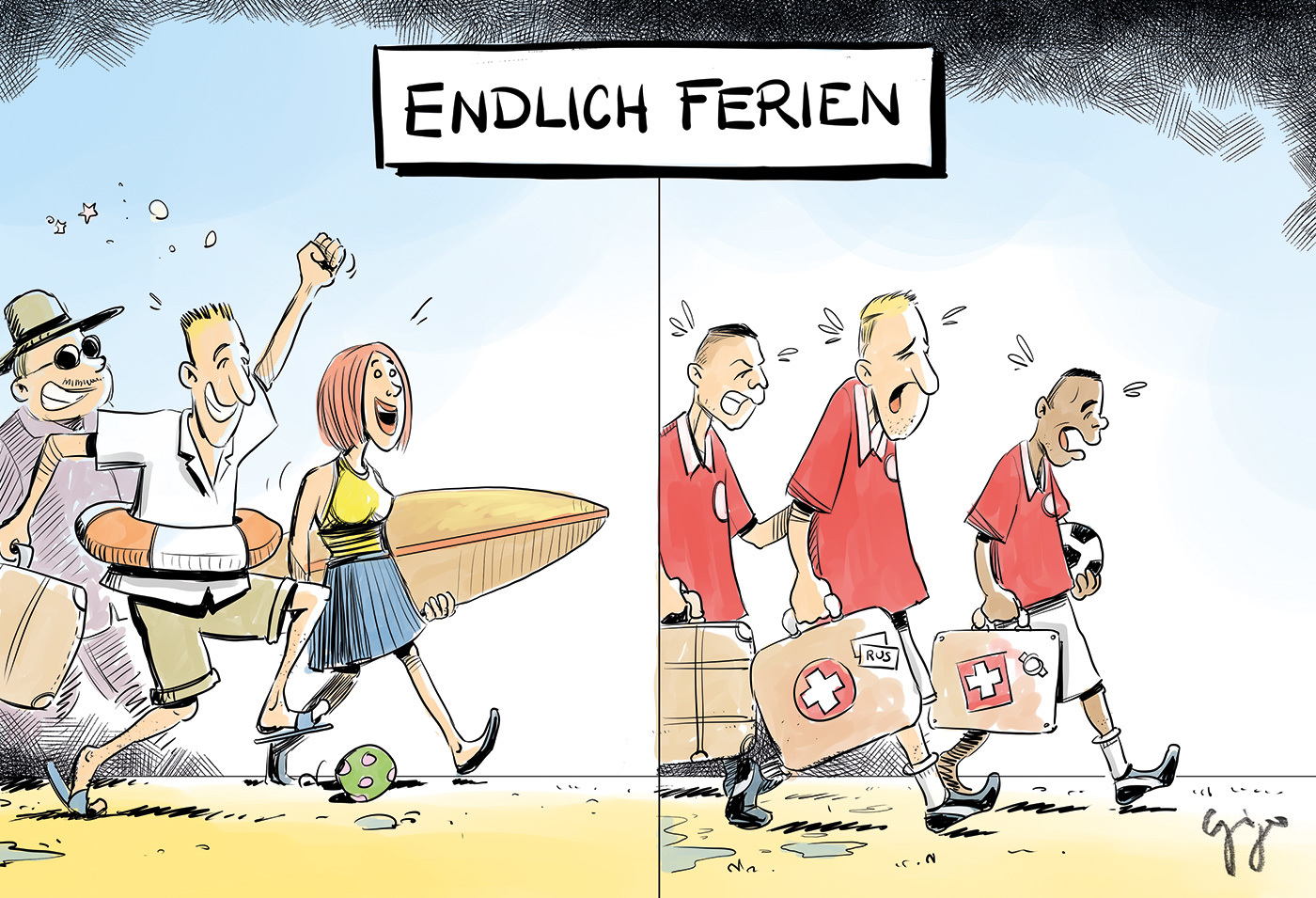 Gigergraphics Cartoon 357 Gigergraphics - Grafik / Cartoons / Werbekampagnen / Webdesign / Karikaturen / Illustrationen / Logos / Corporate Design