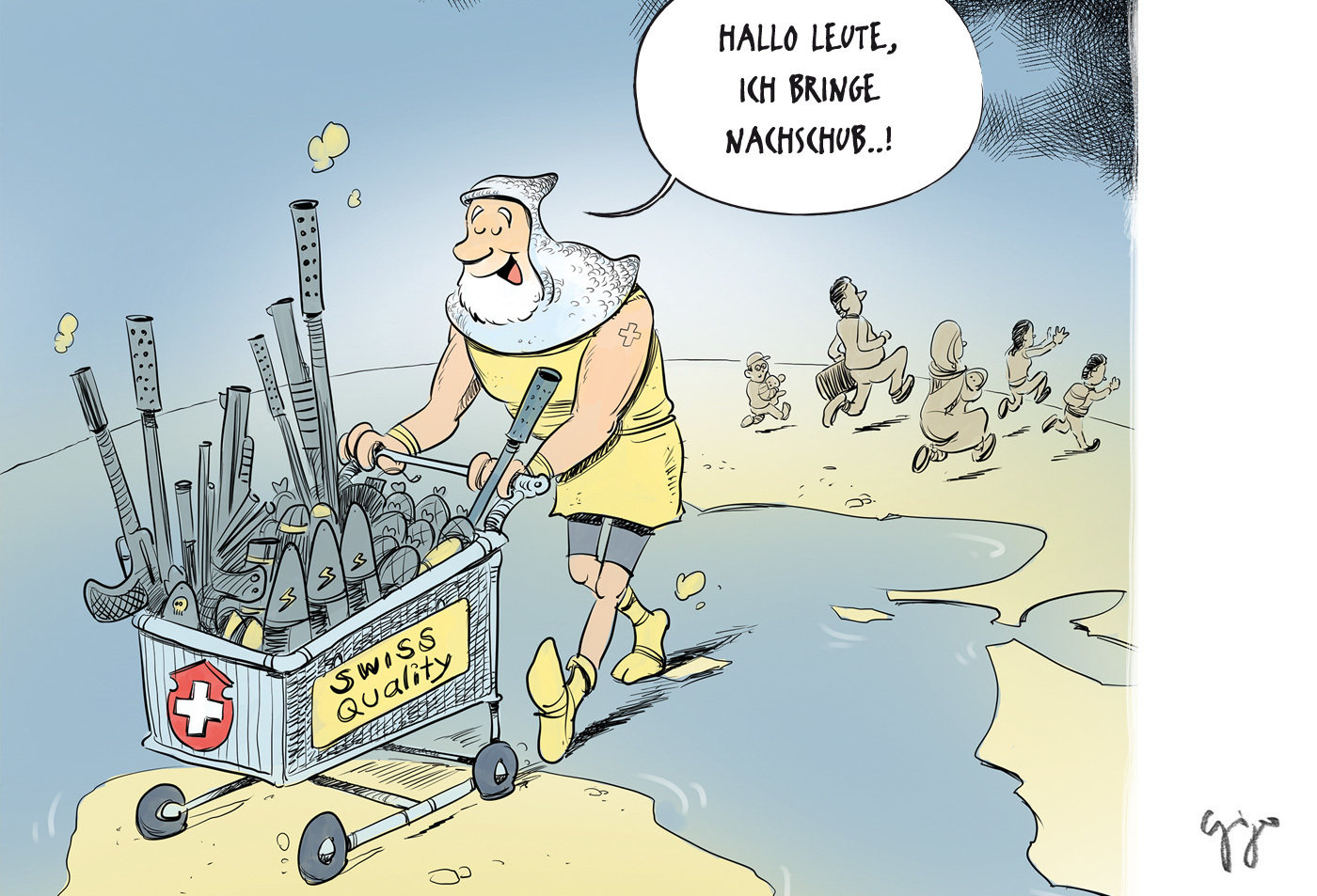 Gigergraphics Cartoon 366 Gigergraphics - Grafik / Cartoons / Werbekampagnen / Webdesign / Karikaturen / Illustrationen / Logos / Corporate Design