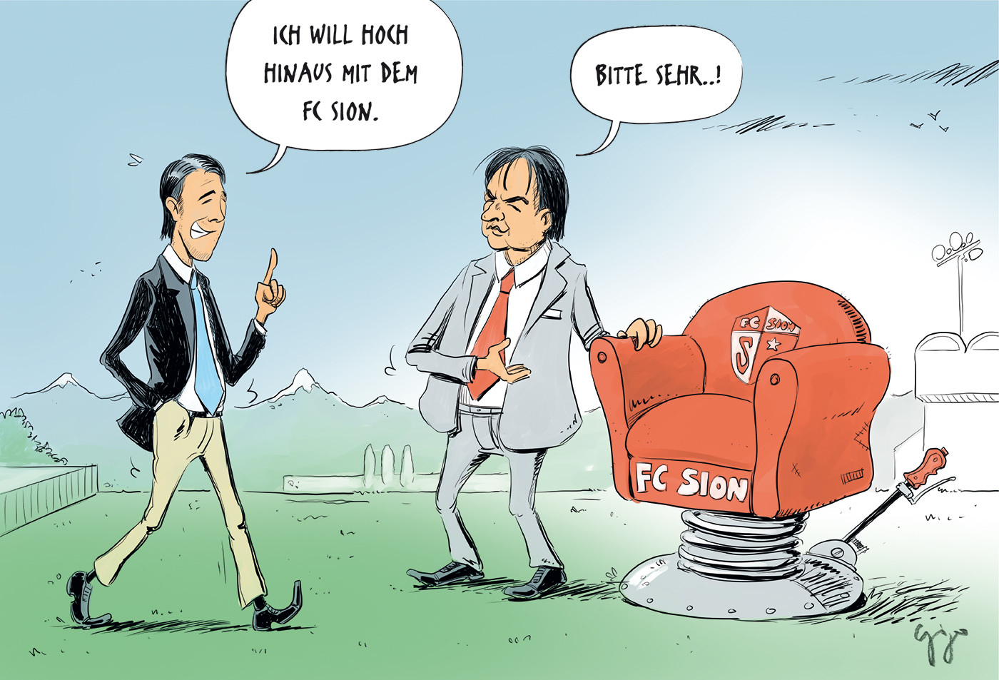 Gigergraphics Cartoon 368 Gigergraphics - Grafik / Cartoons / Werbekampagnen / Webdesign / Karikaturen / Illustrationen / Logos / Corporate Design