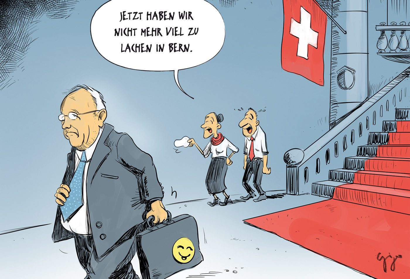 Gigergraphics Cartoon 369 Gigergraphics - Grafik / Cartoons / Werbekampagnen / Webdesign / Karikaturen / Illustrationen / Logos / Corporate Design