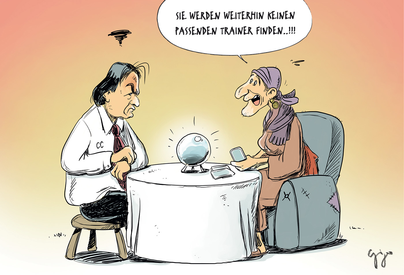 Gigergraphics Cartoon 434 Gigergraphics - Grafik / Cartoons / Werbekampagnen / Webdesign / Karikaturen / Illustrationen / Logos / Corporate Design