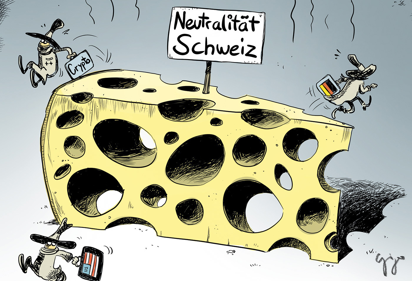 Gigergraphics Cartoon 441 Gigergraphics - Grafik / Cartoons / Werbekampagnen / Webdesign / Karikaturen / Illustrationen / Logos / Corporate Design