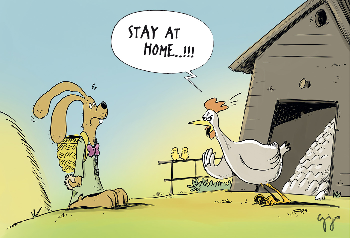 Gigergraphics Cartoon 449 Gigergraphics - Grafik / Cartoons / Werbekampagnen / Webdesign / Karikaturen / Illustrationen / Logos / Corporate Design