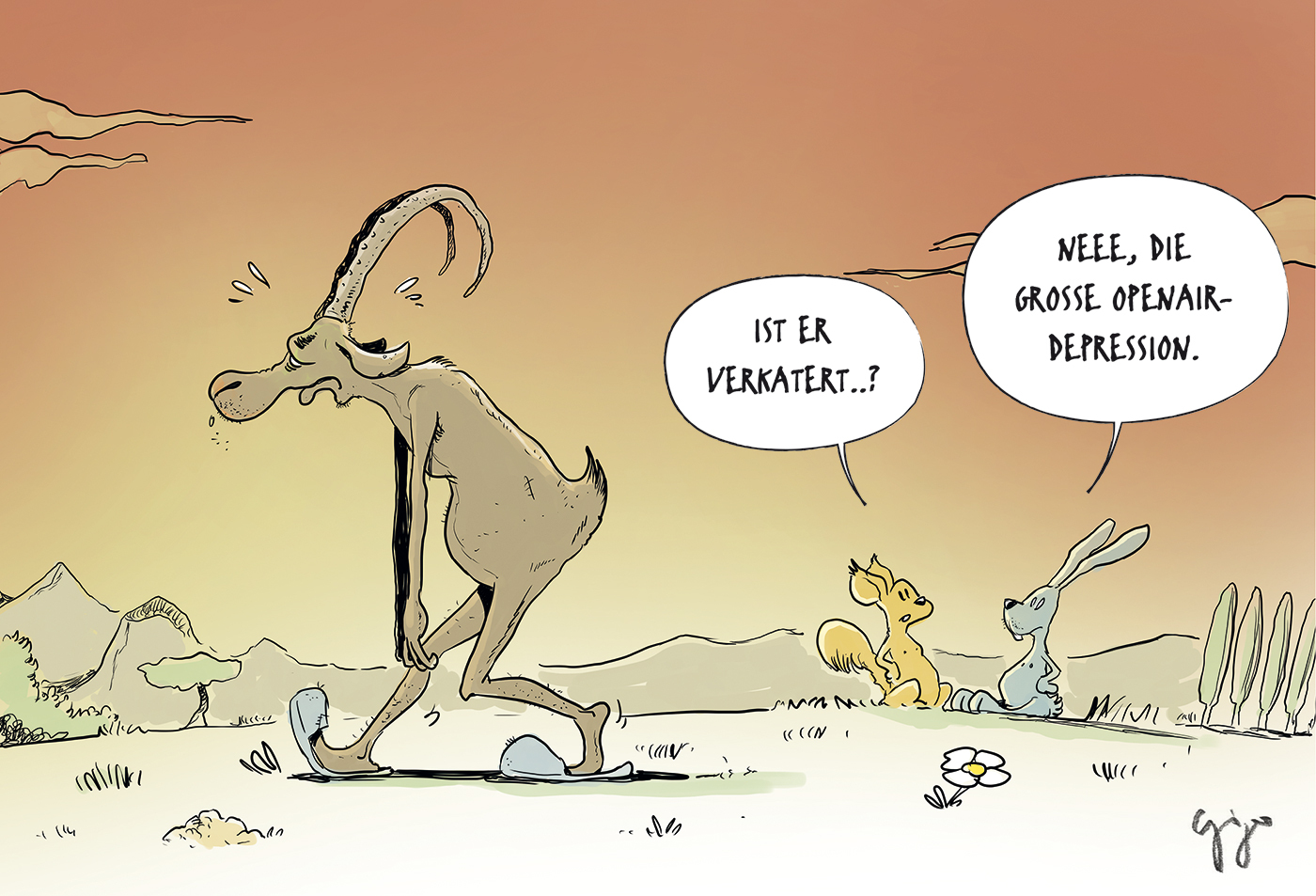 Gigergraphics Cartoon 469 Gigergraphics - Grafik / Cartoons / Werbekampagnen / Webdesign / Karikaturen / Illustrationen / Logos / Corporate Design