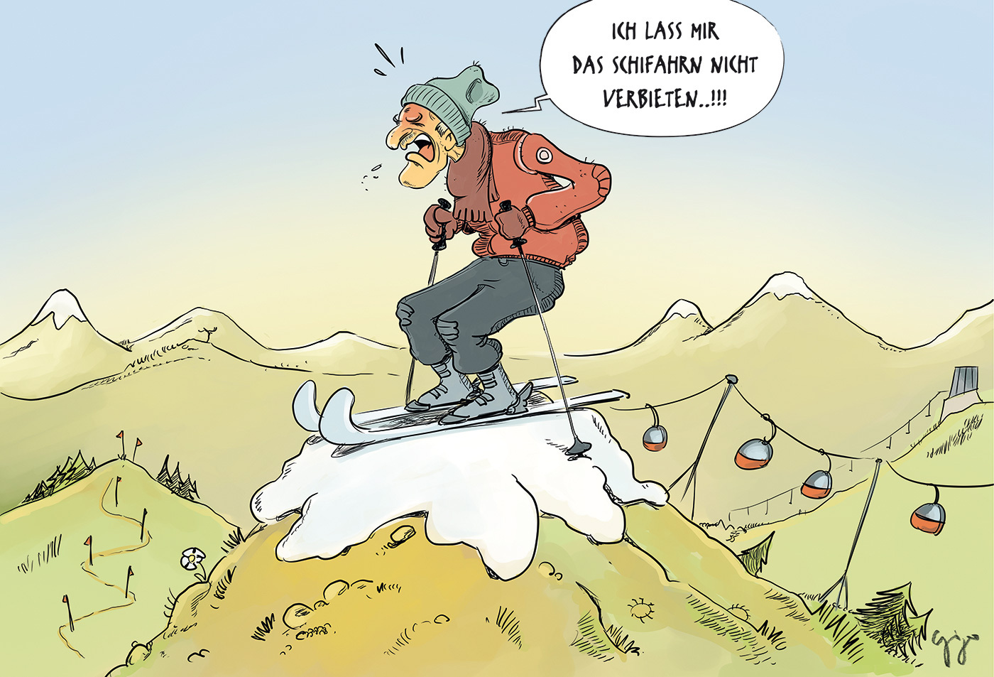 Gigergraphics Cartoon 486 Gigergraphics - Grafik / Cartoons / Werbekampagnen / Webdesign / Karikaturen / Illustrationen / Logos / Corporate Design