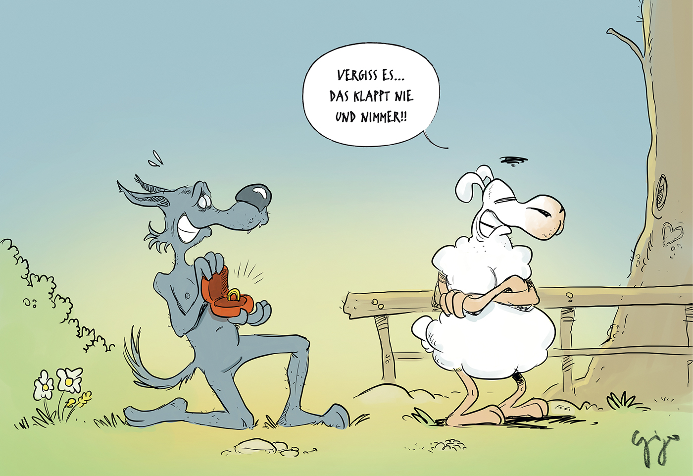 Gigergraphics Cartoon 525 Gigergraphics - Grafik / Cartoons / Werbekampagnen / Webdesign / Karikaturen / Illustrationen / Logos / Corporate Design