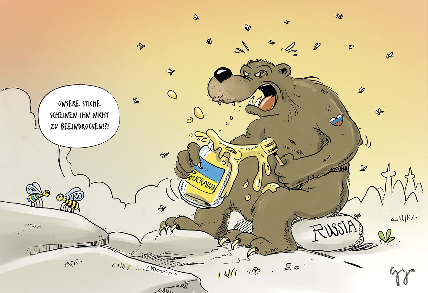 Gigergraphics Cartoon 545 Gigergraphics - Grafik / Cartoons / Werbekampagnen / Webdesign / Karikaturen / Illustrationen / Logos / Corporate Design