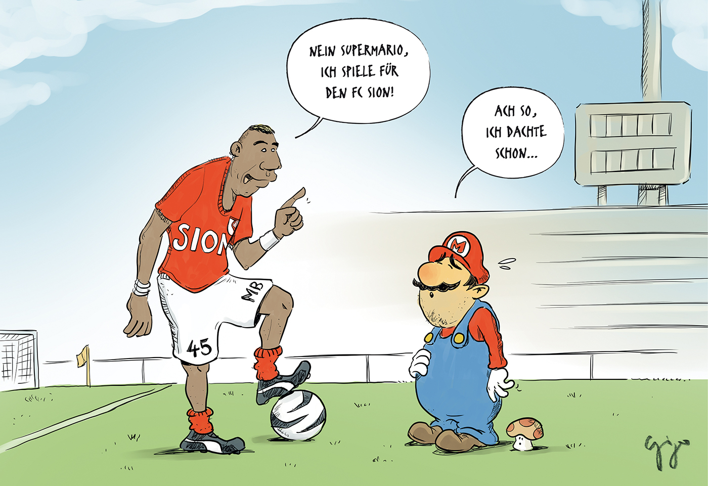 Gigergraphics Cartoon 576 Gigergraphics - Grafik / Cartoons / Werbekampagnen / Webdesign / Karikaturen / Illustrationen / Logos / Corporate Design