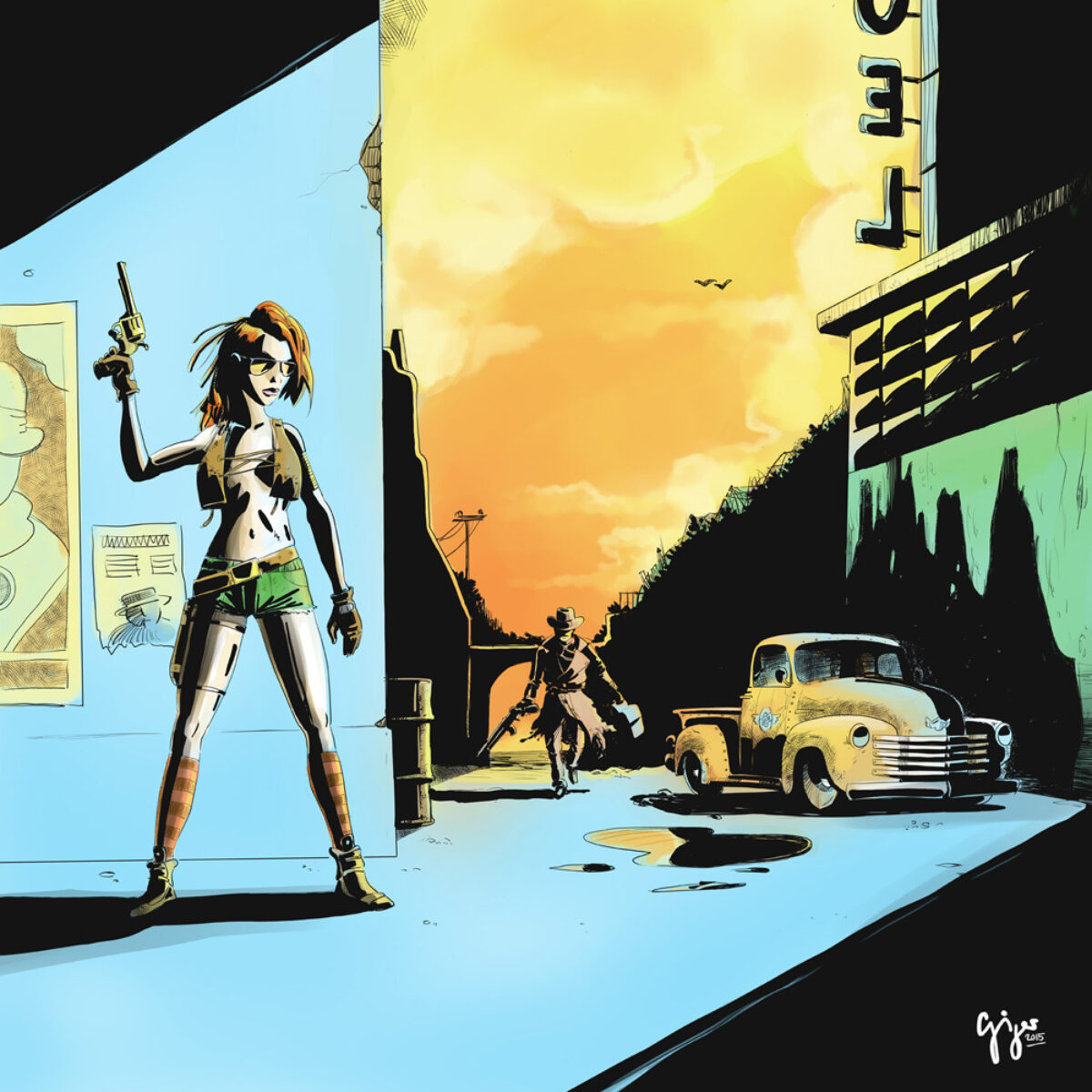 Gigergraphics Works Illu Comic Gigergraphics - Grafik / Cartoons / Werbekampagnen / Webdesign / Karikaturen / Illustrationen / Logos / Corporate Design