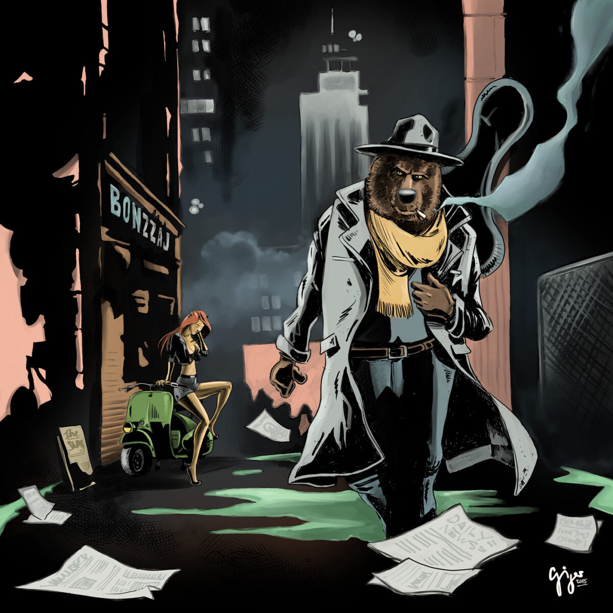 Gigergraphics Works Illu Comic 3 Gigergraphics - Grafik / Cartoons / Werbekampagnen / Webdesign / Karikaturen / Illustrationen / Logos / Corporate Design