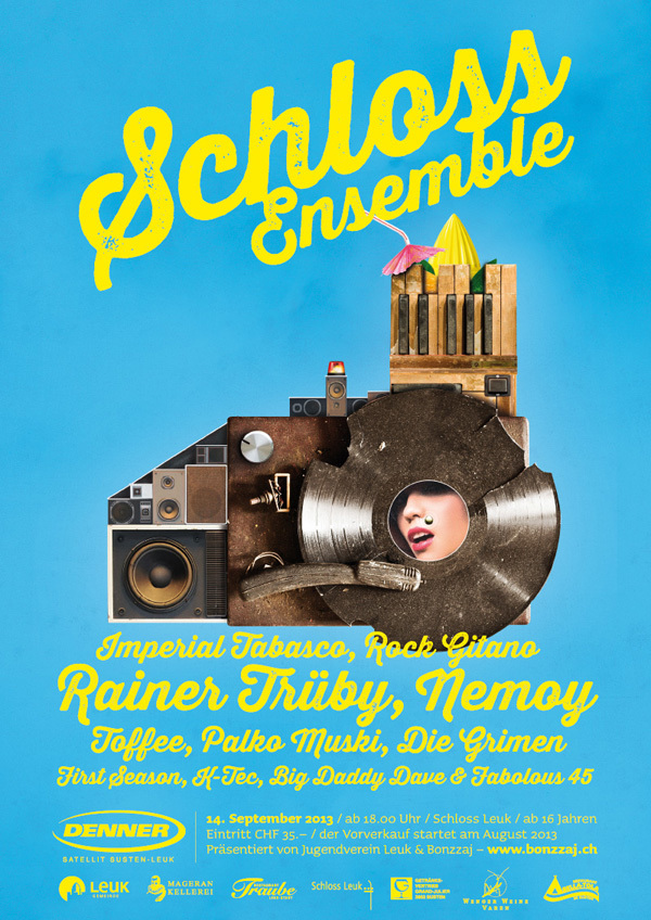 Gigergraphics Works Plakat Bonzzaj7 Gigergraphics - Grafik / Cartoons / Werbekampagnen / Webdesign / Karikaturen / Illustrationen / Logos / Corporate Design